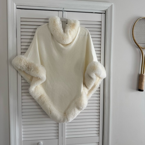 White Fur Sweater Top - Picture 3 of 14